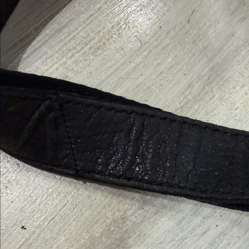 Vintage Fossil Black Leather Crossbody Bag - Picture 11 of 15